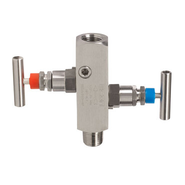 Pressure gauge valve Type 1221 stainless steel internal/external thread